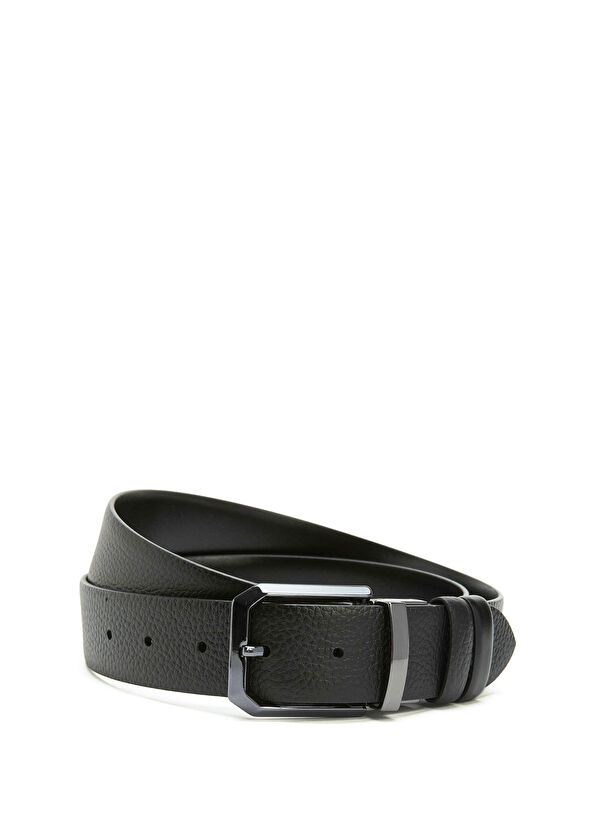 Beymen Club Black Men's Leather Belt - 1