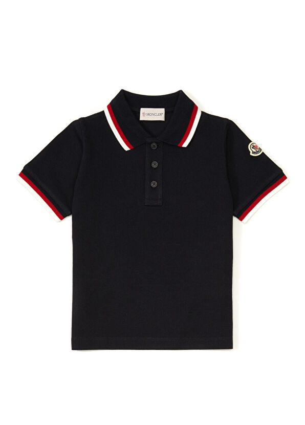 Moncler Lacivert Erkek Çocuk Polo T-shirt - 1