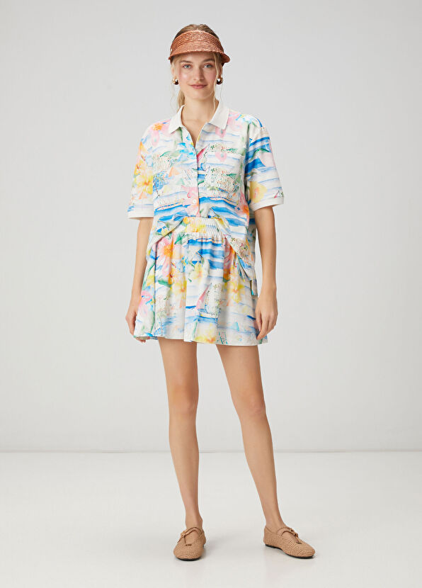 Beymen Club Hawaii Desenli Polo T-shirt - 3