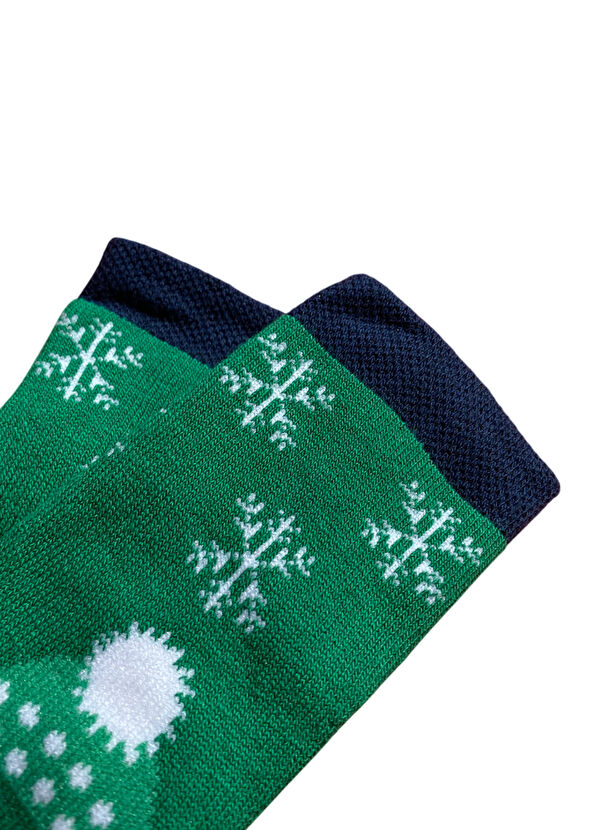 Lille Trove Lille Trove Snow Dog Yılbaşı Temalı Unisex Çocuk Çorap - 3