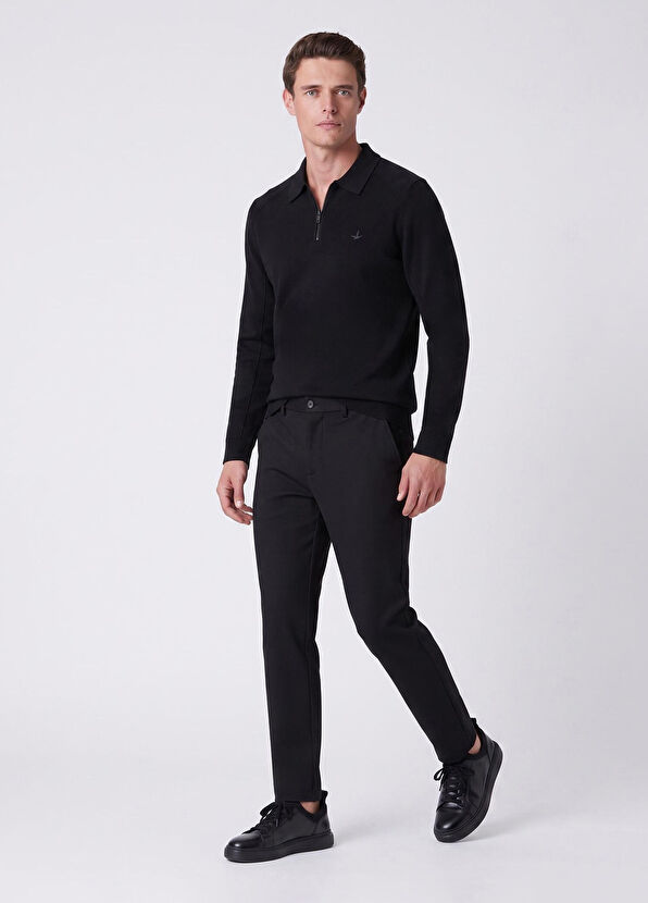 Beymen Club Navy Blue Polo Sweater - 2