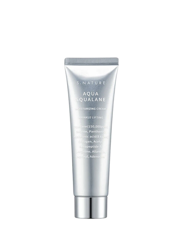 S.Nature Aqua Squalane Moisturizing Cream Anti-Dehydration and Anti-Pore Moisturizing Face Cream 80 ml - 1