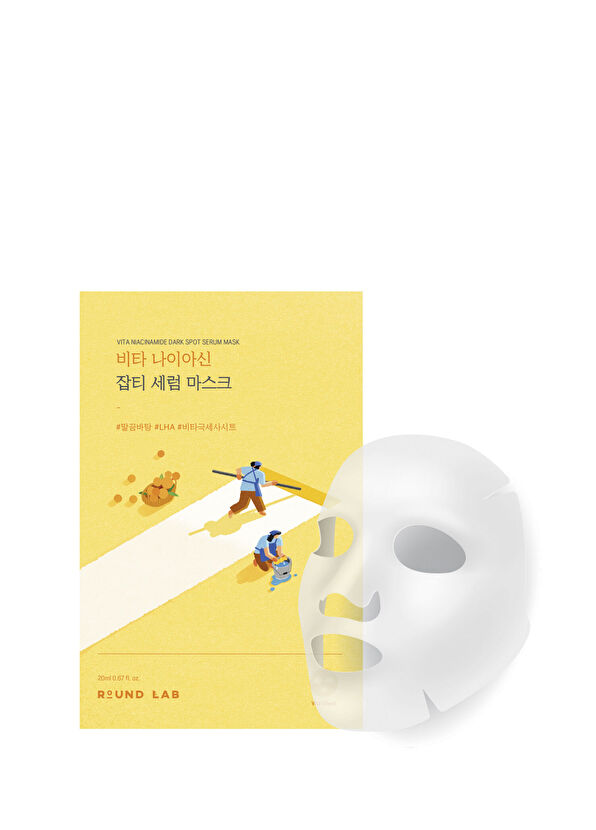Round Lab Vita Niacinamide Dark Spot Serum Mask Koyu Leke Karşıtı Parlatıcı Vitaminli Serum Maske 20ml - 1