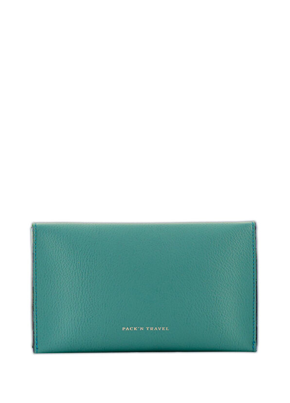 Pack'n Travel Turkuaz Deri 2'li Saat Kılıfı - 1