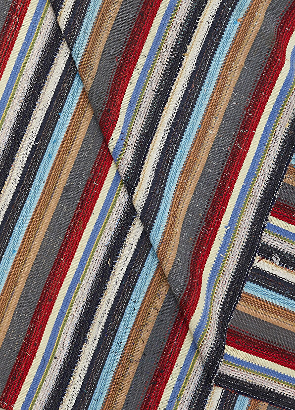 Bohcha Anadol Colorblocked Yün Tezgah Kilim - 2