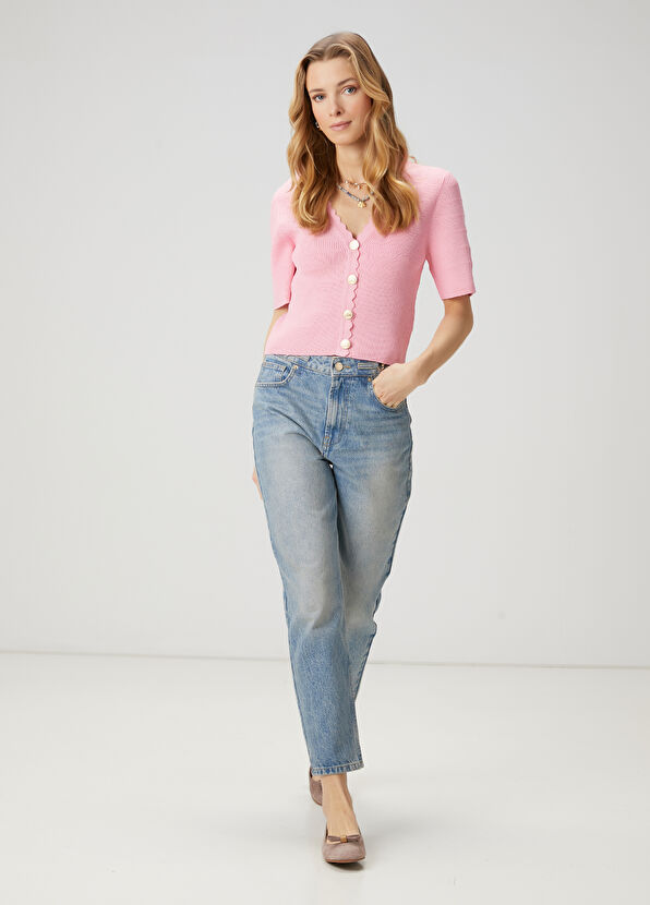 Beymen Club Blue Accessory Detailed Denim Pants - 2