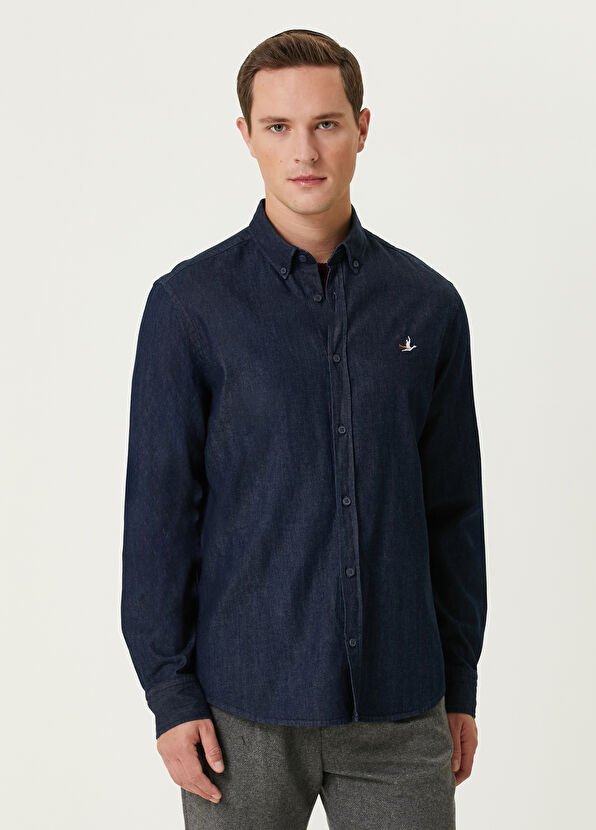Beymen Club Lacivert Denim Gömlek - 1