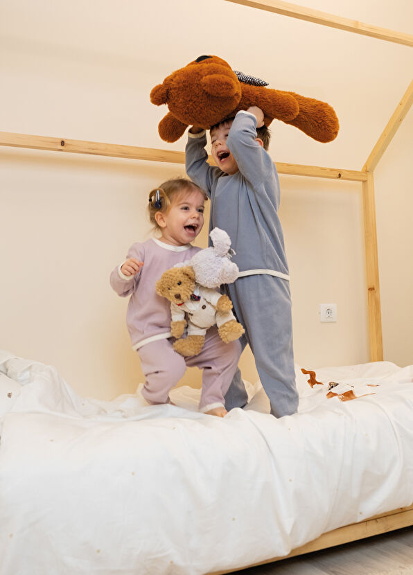 Casadora Baby Forest Amigos %100 Organik Pamuk Saten Bebek Çocuk Nevresim Takımı 160 x 220 cm - 2