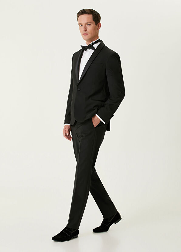 Beymen Club Siyah Yün Smokin - 1