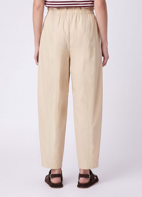 Beymen Club Beige Barrel Leg Pants - 4
