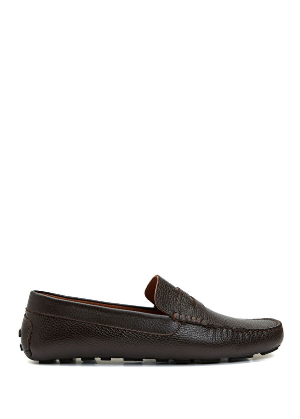 Beymen Club Dark Brown Men's Leather Loafer - 1