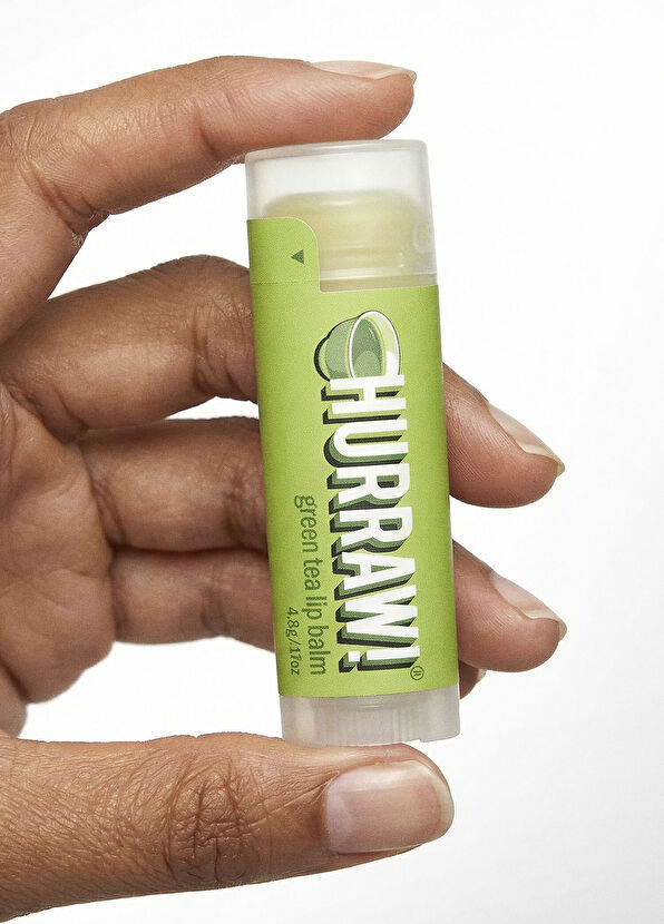 Hurraw Green Tea Yeşil Çay Nemlendirici Lip Balm  - 3