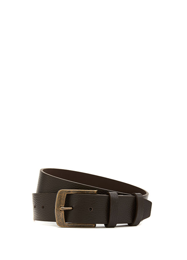 Beymen Club Brown Men's Leather Belt - 1