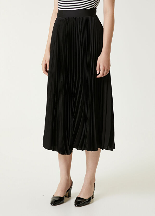 Beymen Club Siyah Midi Etek - 2