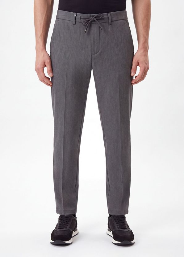 Beymen Club Regular Fit Grey Waist Corded Twill Chino Trousers - 2