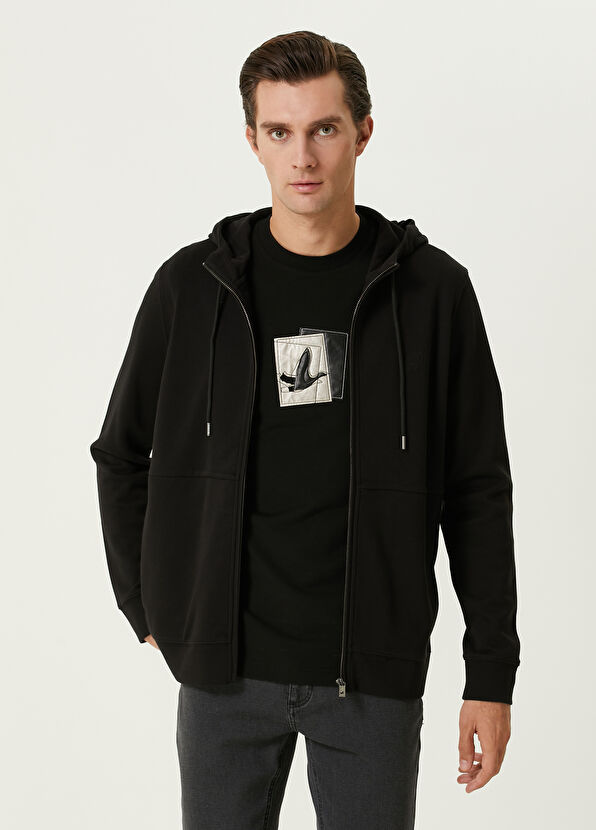 Beymen Club Black Hooded Sweatshirt - 1
