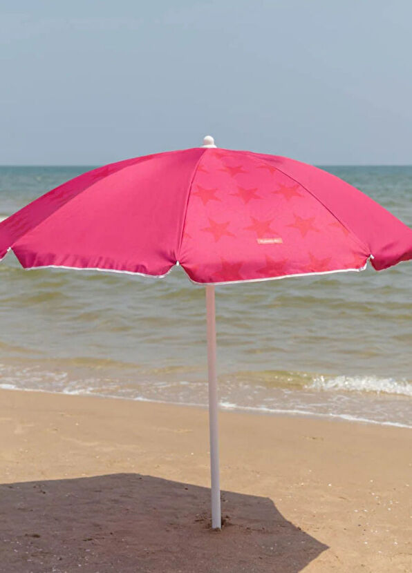 Flamingo Cyndi Pink Beach Umbrella - 2