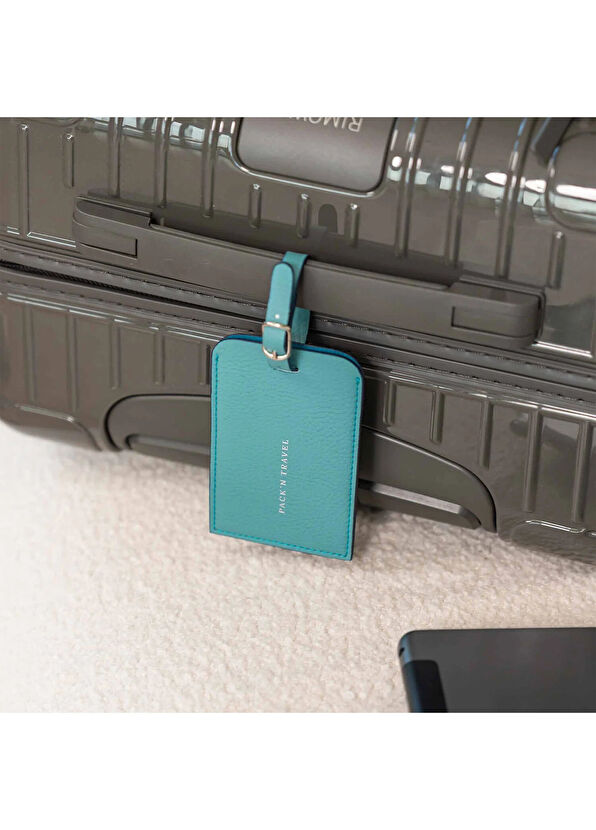 Pack'n Travel Turkuaz Pasaport Kılıfı ve Valiz Tagi - 3