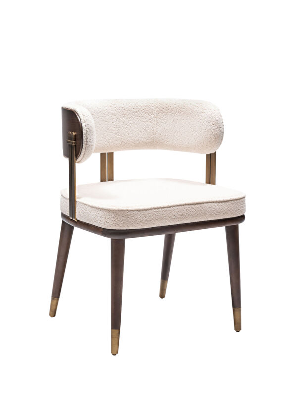 Bekaliving Bach Teddy Yemek Odası Sandalyesi - 1