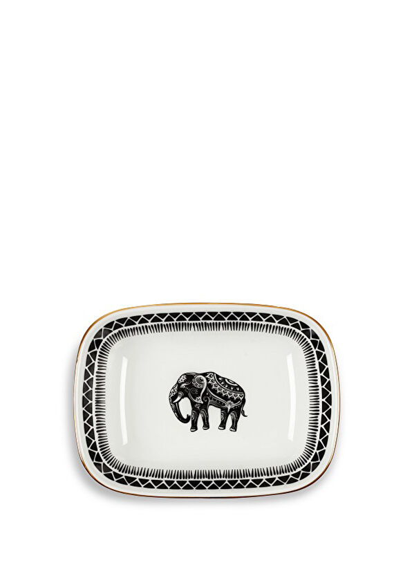 Some Home İstanbul Some Wild Collection Fil Figürlü Porselen Meze Tabağı 17 cm - 1