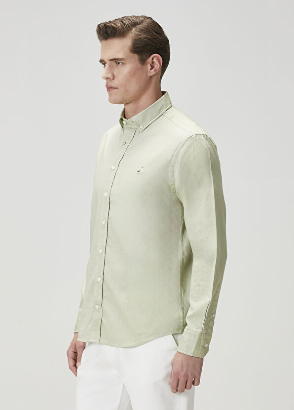 Beymen Club Comfort Fit Green Shirt - 4