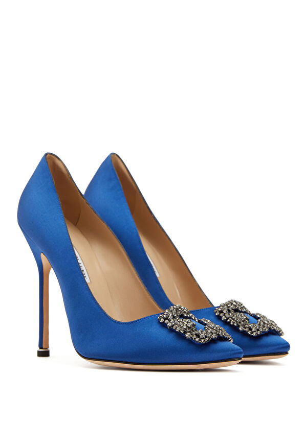 Manolo Blahnik Hangisi Mavi Stiletto - 2