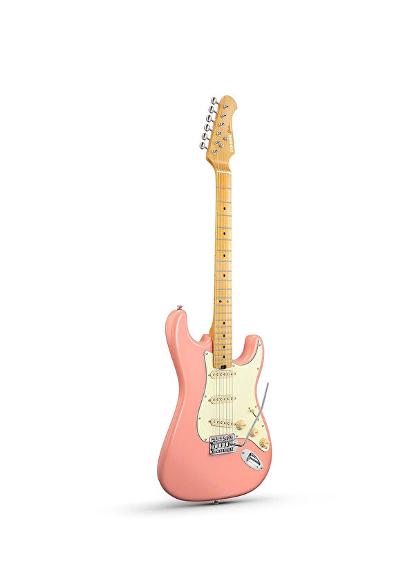 Donner DST-600 Shell Pink Elektro Gitar - 2