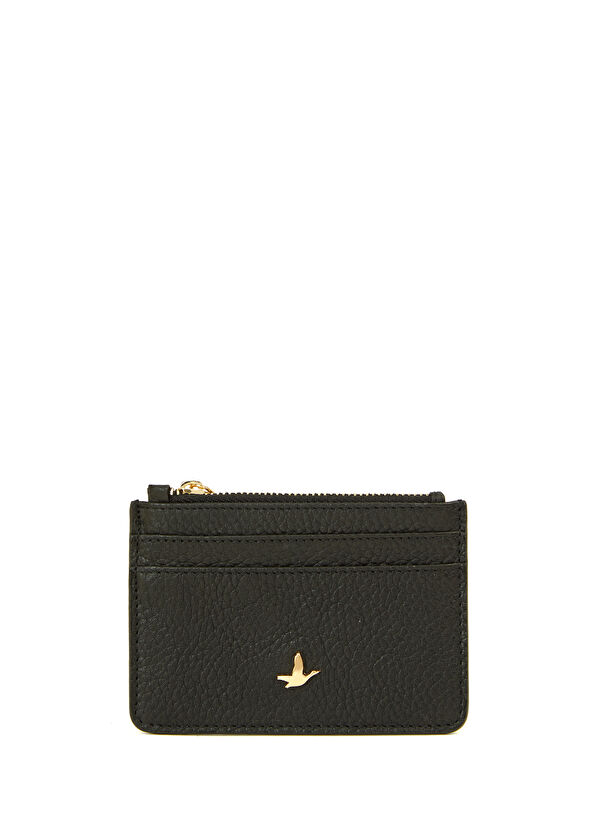 Beymen Club Black Women's Leather Card Holder - 1