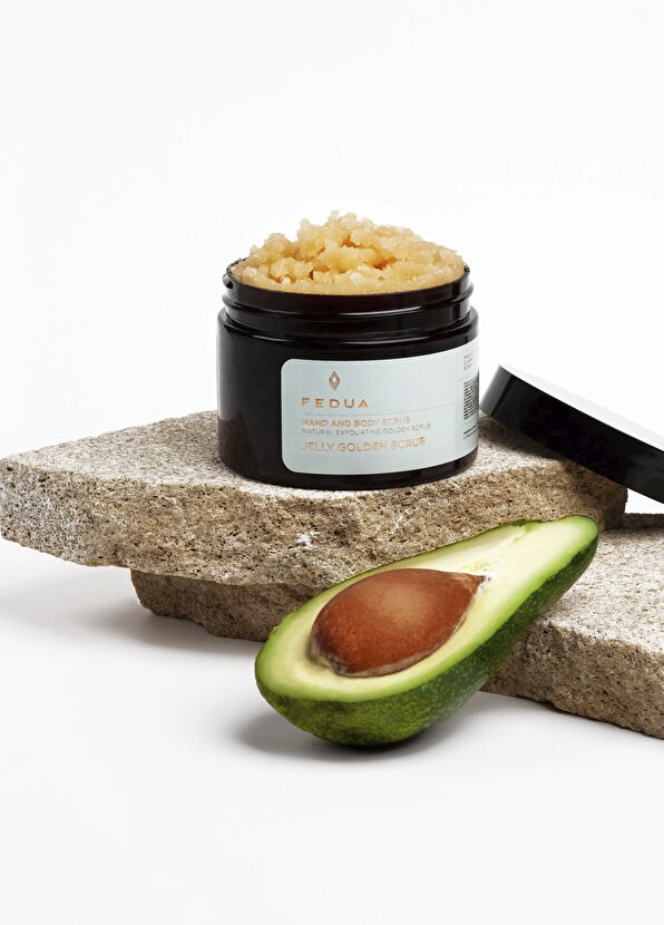 Fedua Jelly Golden Scrub Purifying Radiant Gel Hand and Body Scrub 250 gr - 2