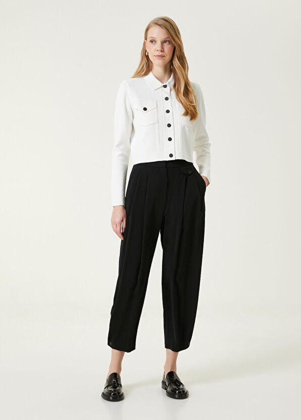 Beymen Club Beyaz Polo Triko Ceket - 2