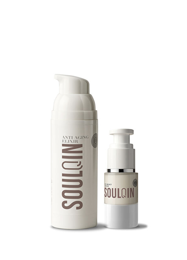 Soulqin Anti-Aging Nemlendirici Yüz Kremi ve Göz Çevresi 2'li Cilt Bakım Seti - 1