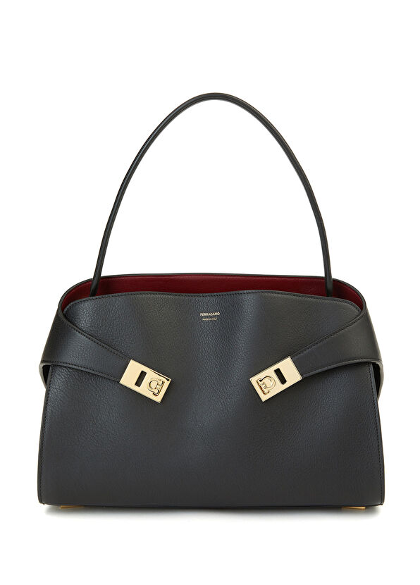 Ferragamo Siyah Kadın Deri Çanta - 1