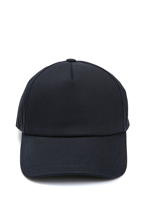 Beymen Club Lacivert Logo Detaylı Gabardin Erkek Şapka - 2