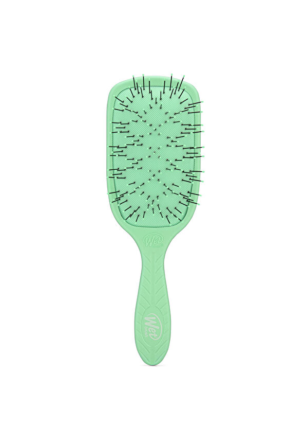 Wet Brush Go Green Paddle Detangler Yeşil Kalın Telli Saçlar İçin Geniş Saç Fırçası - 1