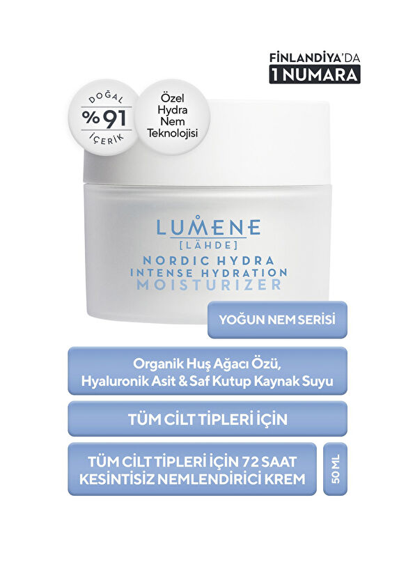 Lumene Intense Hydration Moisturizer Yoğun Nemlendirici Yüz Kremi 50 ml - 2