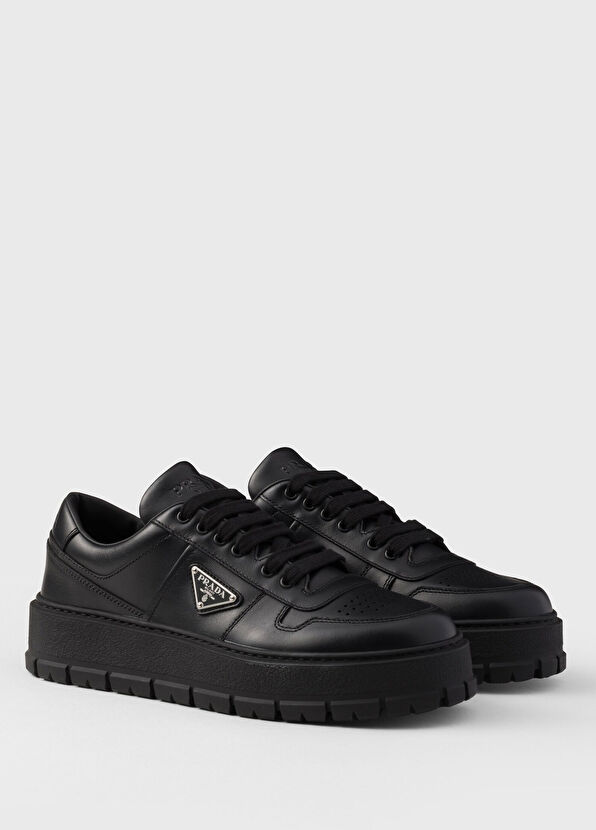 Prada Leather Black Men's Sneakers - 2