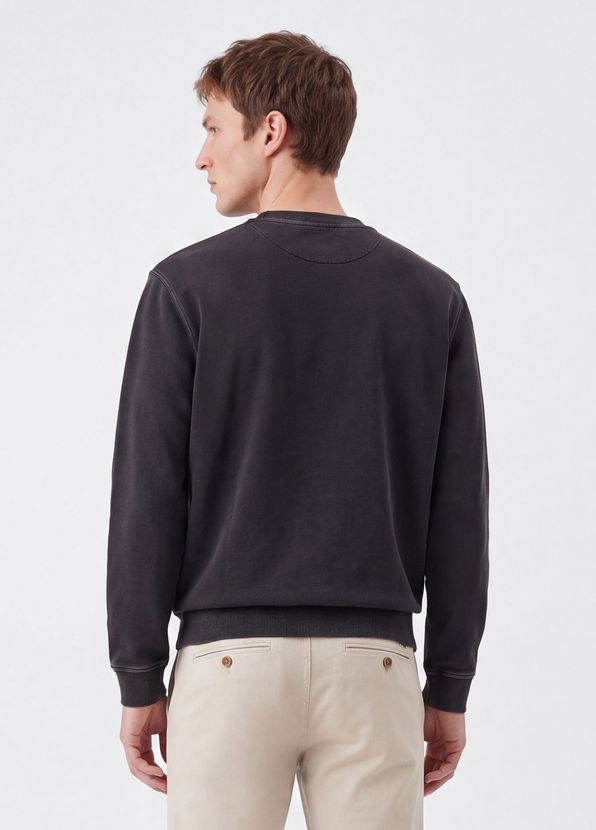 Beymen Club Anthracite Dog Appliqué Oversized Sweatshirt - 4
