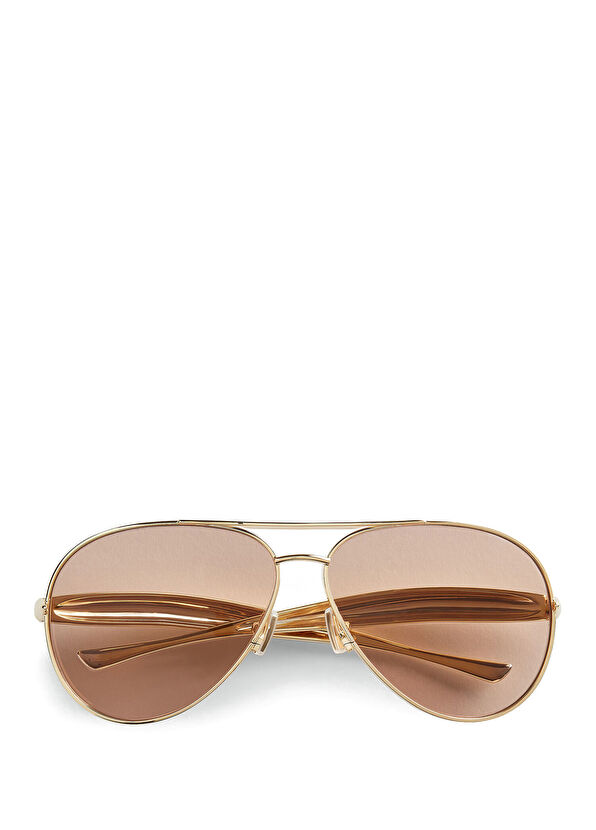 Sardine Gold Pilot Stil Kadın Güneş Gözlüğü - Görsel 2
