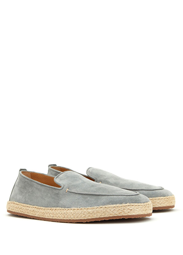 Henderson Gri Erkek Süet Loafer - 2
