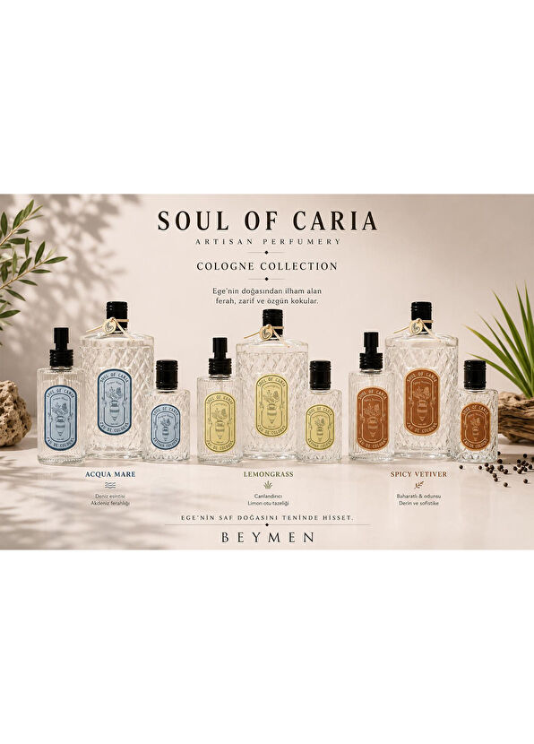 Soul of Caria Spicy Vetıver Artisan Kolonya 50 ml - 4