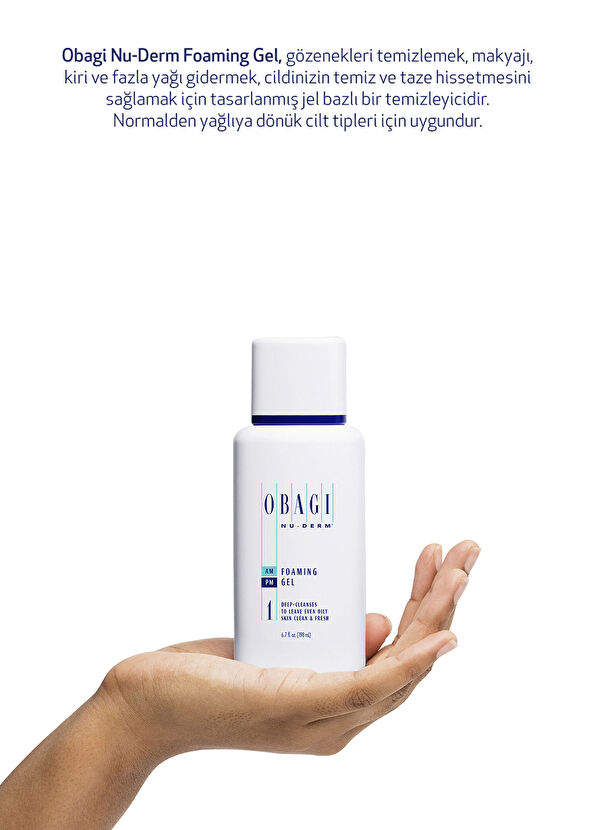 Obagi Medical Nu-Derm Foaming Gel Arındırıcı Yüz Temizleyici Jel 200 ml  - 2