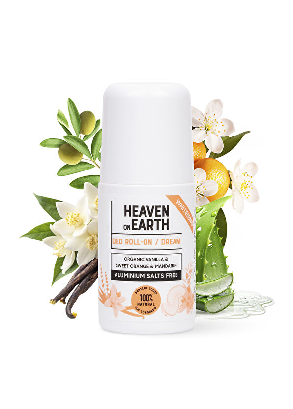 Heaven On Earth Organik İçerikli Beyazlatıcı Vegan Roll On Deodorant 50 ml - 2