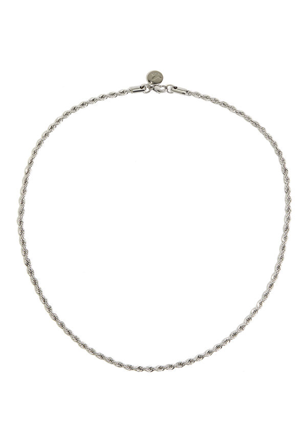 Beymen Club Silver Zincir Formlu Erkek Çelik Kolye - 1