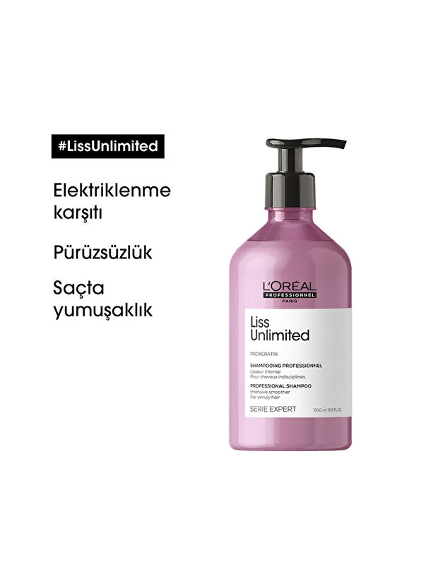 Loreal Professionnel Serie Expert Liss Unlimited Smoothing Shampoo 500 ml - 3