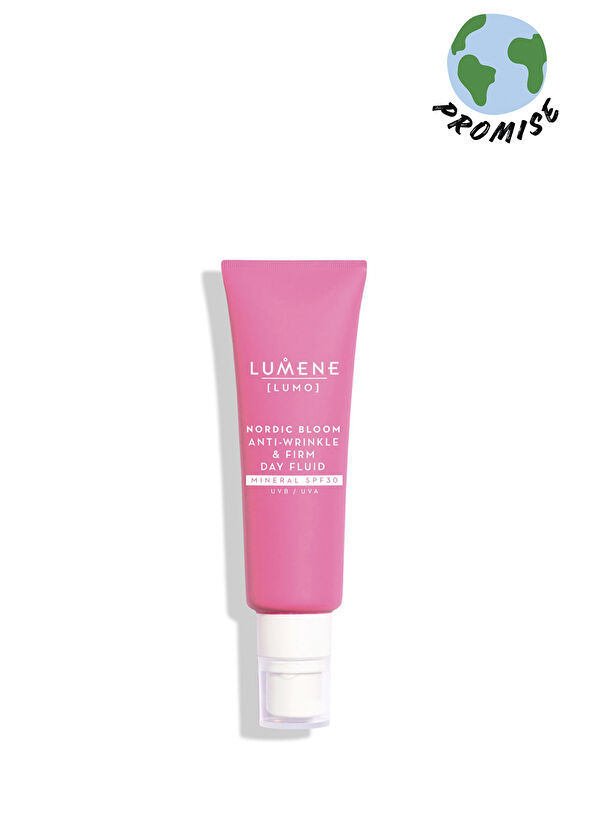 Lumene Anti-Wrinkle & Firm Day Fluid Mineral SPF30  Kırışıklık Karşıtı ve Sıkılaştırıcı Nemlendirici Güneş Koruyucu 50 ml - 1