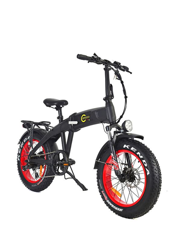 Citycoco Fatbike Mini Katlanabilir Siyah Bisiklet - 2