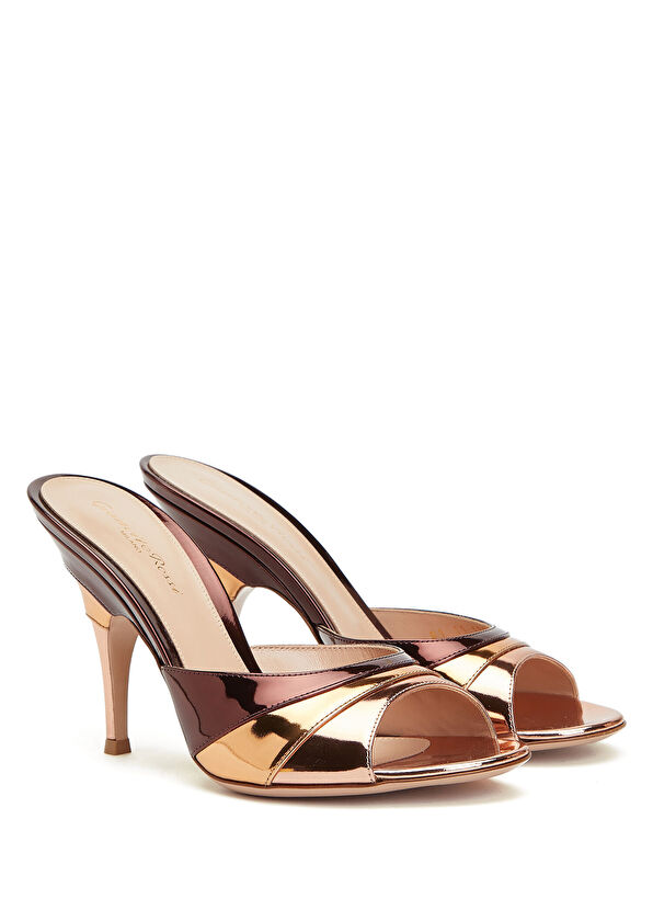 Marea Bronz Kadın Deri Terlik - Görsel 3