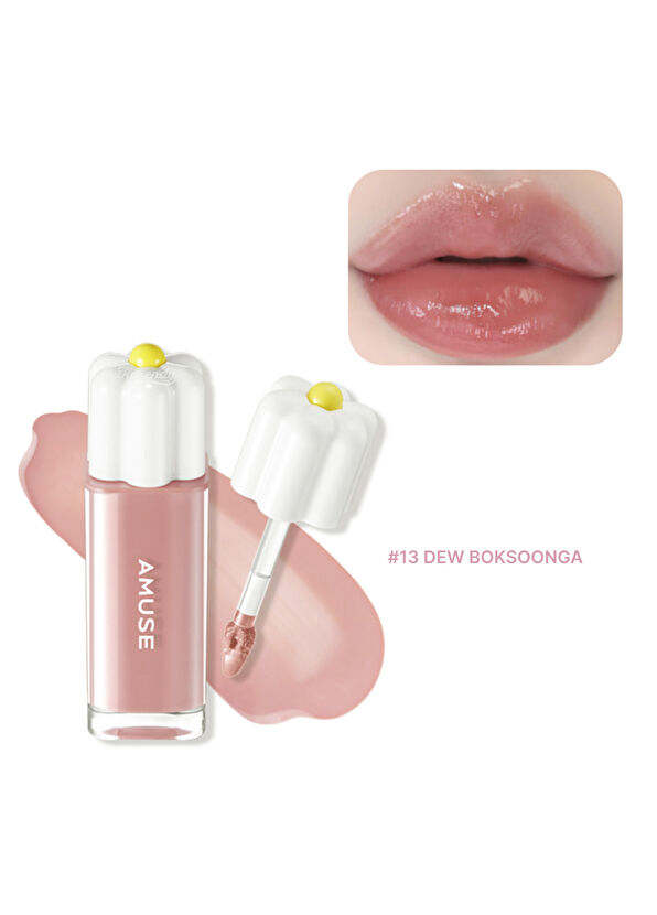 Amuse Dew Tint Doğal Parlaklık ve Nem Veren Meyveli Dudak Parlatıcısı 4 gr - 2