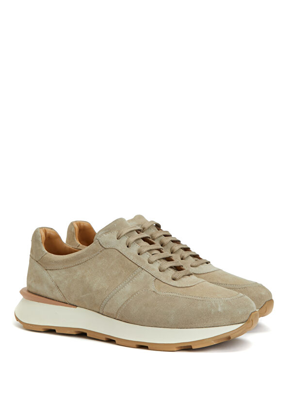 Beymen Club Beige Men's Leather Sneakers - 2