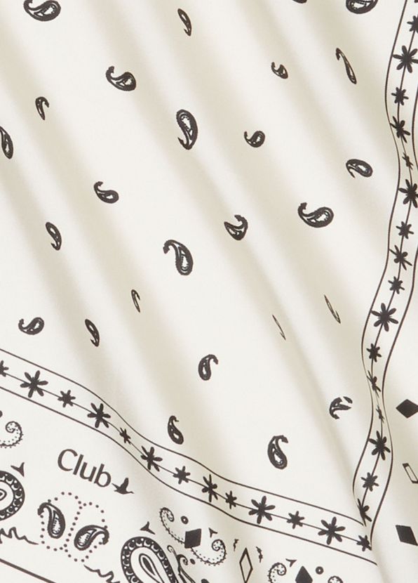 Beymen Club Kırık Beyaz Şal Desenli İpek Eşarp - 2